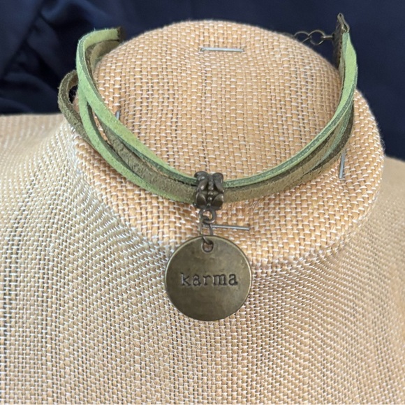 KARMA Suede Bracelet - Picture 1 of 6
